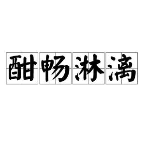 酣畅淋漓