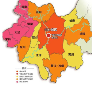 铜梁区乡镇地图图片