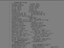 photoshop快捷键