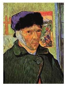 割耳朵后的自画像