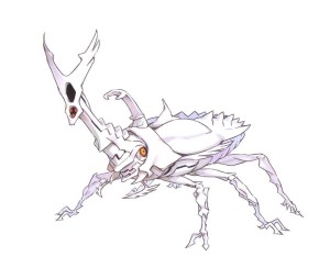 白色独角仙