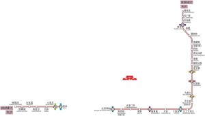 北京地铁14号线线路图