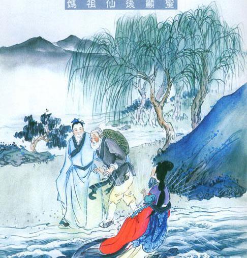 妈祖传说之发异光圣墩建庙