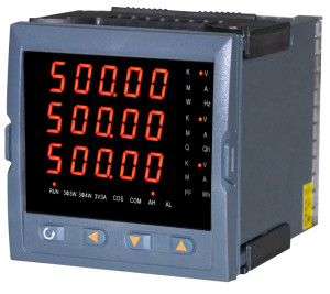并相乘转换成与电能成正比的脉冲输出,通过计度器或数字显示器显示