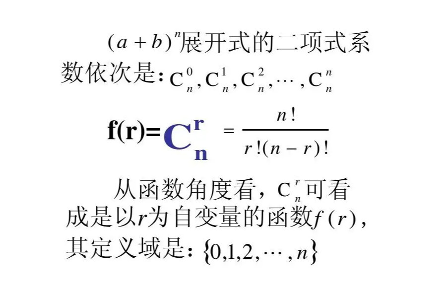 二项式系数 二项式定理中的系数族 搜狗百科