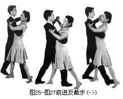 快步舞标准跳法舞步示意图3