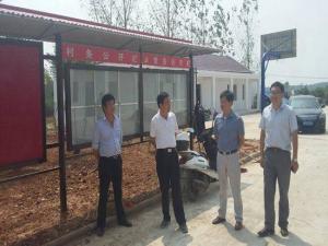 滁州市地震局到全椒县西王镇调研扶贫工作