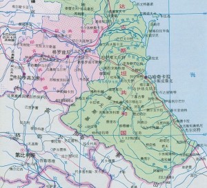 车臣地图