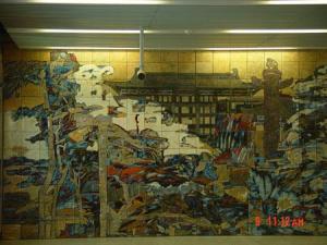 北京大学东门站壁画