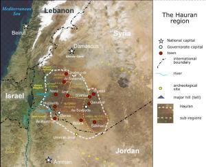 白色虚线内为豪兰地区