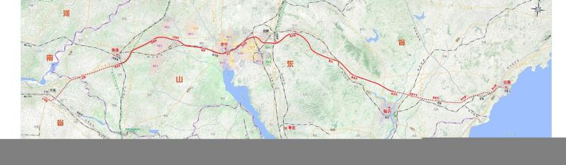 日兰高速铁路全线线路走向图