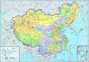 咸丰年间清帝国疆域图