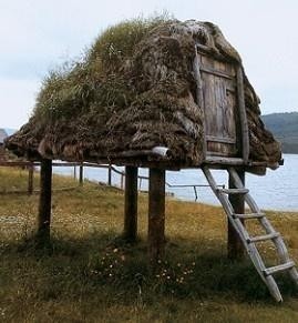 拉普人的水边建筑