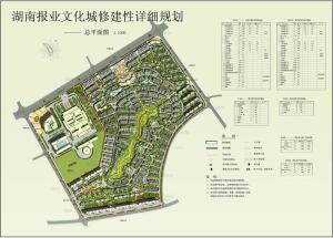 湖南报业文化城效果图及规划图