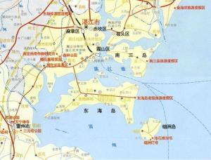 龙海天沙滩位于广东省湛江市东海岛