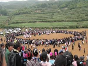 苗族人民庆祝花山节