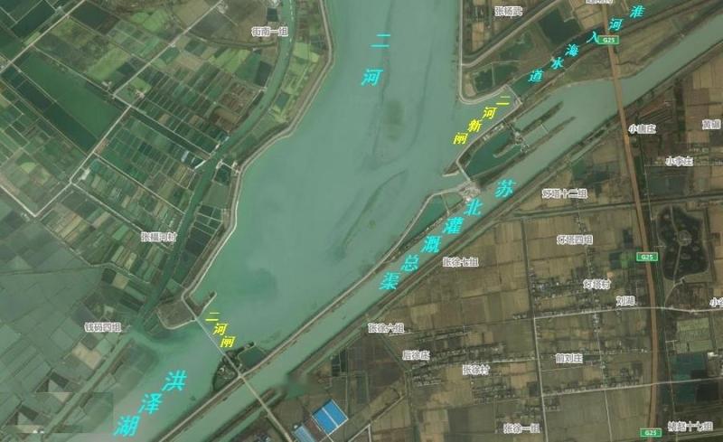 入海水道起点水利形势图