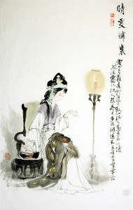 晴雯画像