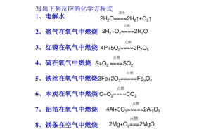 化学方程式- 搜狗百科