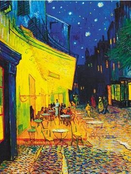 夜间咖啡馆-室外