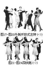 快步舞标准跳法舞步示意图2