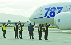 波音787于2013年初事故后暂时禁飞