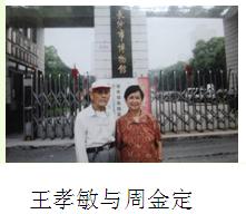 王孝敏与周金定查阅自存的秋瑾资料