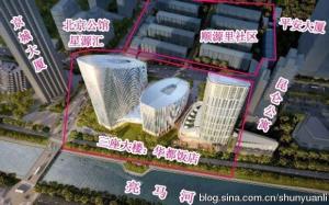 华都饭店永久性破坏顺源里采光示意图