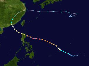 超强台风海马 路径图