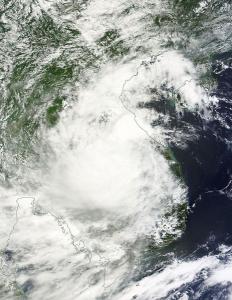 热带风暴雷伊 卫星云图