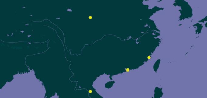 眼斑水龟分布图
