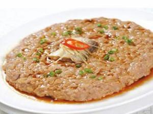 蒸肉饼