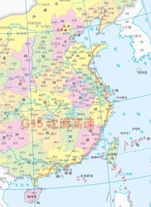 沈海高速公路走向略图