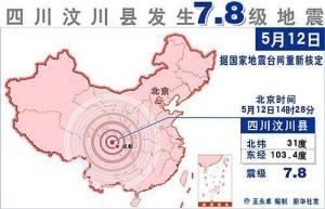 汶川地震图
