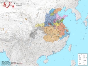 春秋五霸崛起图