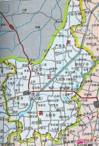 庆云镇在庆云县的位置图