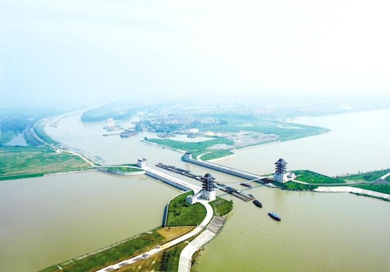 淮河入海水道淮安水利枢纽