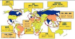 全球服务外包主要国家和地区