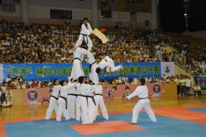 跆拳道特技表演 跆拳道特技表演