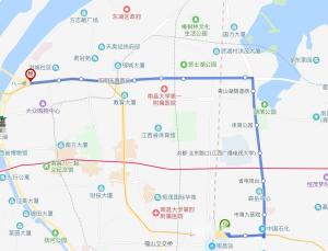 南昌公交2路路线图