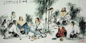竹林七贤（国画）
