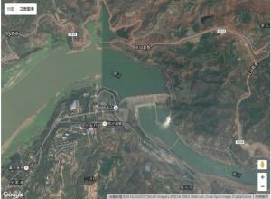 三门峡大坝卫星地图