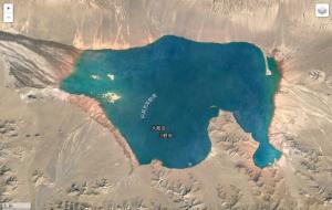 阿其克库勒湖卫星地图