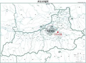江村大墓相对位置