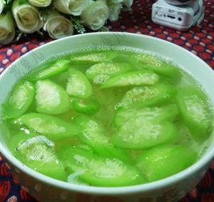 丝瓜馓子汤
