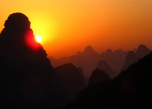美丽的日出