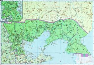 柳城历史沿革地图——引自《中国历史地图集》