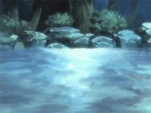 雏田的瀑布修炼