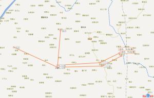 张家沟距离图
