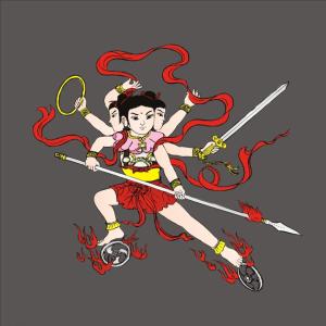 哪吒三头六臂